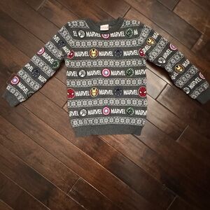 Marvel Gray Fair Isle sweater